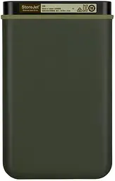 Зовнішній жорсткий диск Transcend HDD 2.5" USB 2TB StoreJet 25M3 Military Green Slim (TS2TSJ25M3G) - мініатюра 4