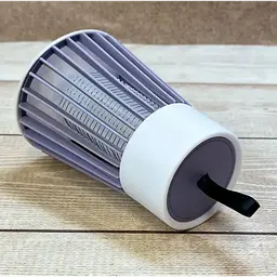 Знищувач комах Electronic Shock Mosquito Killing Lamp, від USB, 5 Вт, 110-220 В, синьо-фіолетове світло, Сірий - мініатюра 3