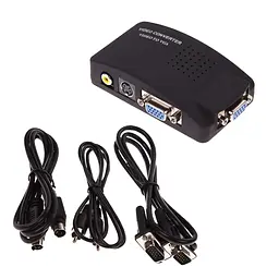 Конвертер VGA (IN) на VGA(OUT) - S-Video TV(IN) - RCA(IN) - мініатюра 3
