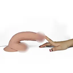 Реалістичний жіночий вібратор LoveToy на присоску Toyfa 66-LV1095 87055 - мініатюра 3