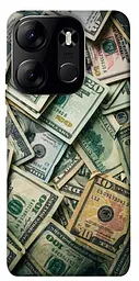 TPU чохол Demsky Dollars для Tecno Spark Go 2023
