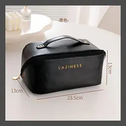 Косметичка дорожня з екошкіри LAZINESS · Жіноча сумка - органайзер для косметики - мініатюра 4