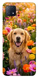 TPU чохол Demsky Flowery labrador для Oppo A72 5G / A73 5G