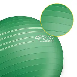 М'яч для фітнесу (фітбол) 4FIZJO 55 см Anti-Burst Green (P-5907739316264) - мініатюра 8