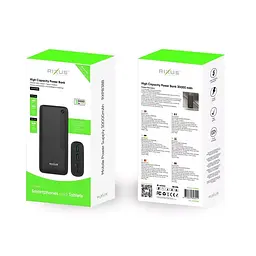 Павербанк Rixus 30000 mAh RXPB38B 22.5W Fast Charg 3 порти USB + Type-C швидка зарядка Power Bank - мініатюра 2