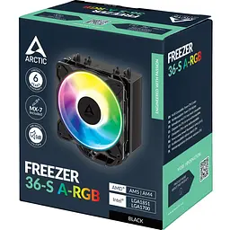 Кулер для процесора Arctic Freezer 36-S A-RGB Black (ACFRE00198A) - мініатюра 9