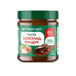 Паста шоколадно - фундучна Green Leaf з солодкою стевією 200 г - мініатюра 1