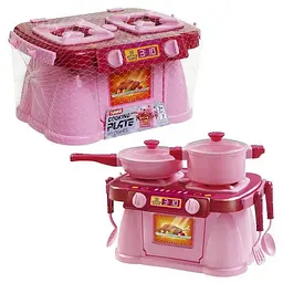 Ігровий набір Кухонна плита "Cooking Plate with Dishes" ЮНІКА 71825, 7 предметів - мініатюра 2