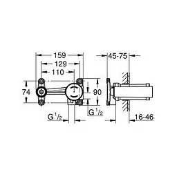 Прихована частина Grohe 23571000 - мініатюра 2