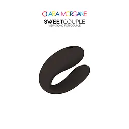 Вібратор Clara Morgane Sweet Couple 6.8 см (чорний) - мініатюра 9