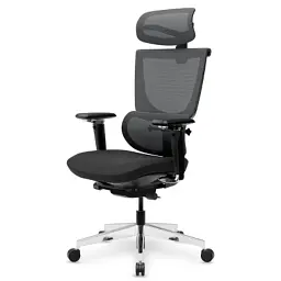 Офісне крісло Mealux S8 Air Fabric Black (HF-S8P F/B) - миниатюра 5