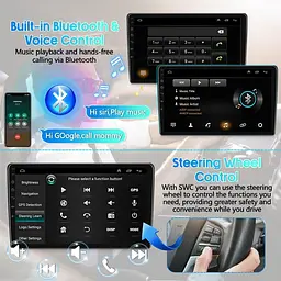 Автомобільна стереосистема 4G+64G CarPlay Android 14 для Peugeot Expert для Citroen Jumpy 3 2016-2023 9 дюймів з Wireless Carplay - мініатюра 4