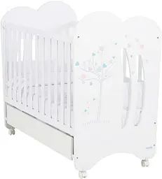 Дитяче ліжечко Micuna Aura White, 120х60 см, білий (AURA WHITE) - мініатюра 2