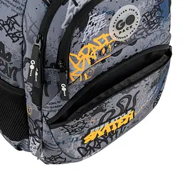 Рюкзак GoPack Education 175M-5 Free Style Сіро-чорний (GO26-175M-5) - мініатюра 9