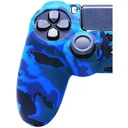 Чохол на геймпад Silicone Case для Sony DualShock 4 Blue Camouflage [81622] - мініатюра 2