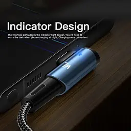 Кабель Essager Sunset Bend Type 7A cable USB A to Type C 2 м 100W Blue (EXCWT7A-CGA03-P) - мініатюра 7