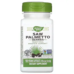 Ягоди Пальми Сереноа (Со Пальметто) Saw Palmetto Berries 585 мг - 100 вег. капсул