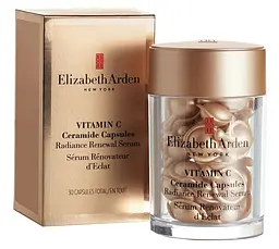 Капсули для обличчя Elizabeth Arden Vitamin C Ceramide Capsules Radiance Renewal Serum, оновлювальні, 30 шт. - мініатюра 2