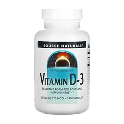 Витамин D3 Vitamin D-3 5000 МЕ 240 капсул