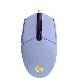Миша комп'ютерна Logitech G203 Gaming Lightsync RGB Lilac (910-005851)