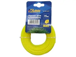 Ліска для підстригання трави KUBIS зірка L=15м d-3мм