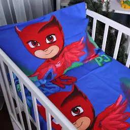 Підковдра MirSon Бязь Kids Time 17-0685 Heroes in Masks 143х210 синьо-червона (2200010230642) - мініатюра 3