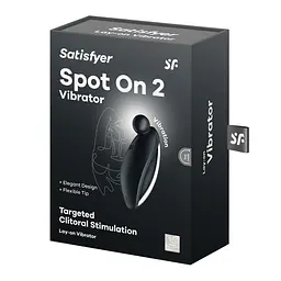 Вібратор для зовнішньої стимуляції Satisfyer Spot On 2 Black, дуже потужний, гнучкий відросток - мініатюра 7