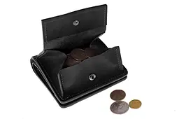 Чоловічий шкіряний гаманець GRANDE PELLE 10х10х2 см acs0029297 - мініатюра 3
