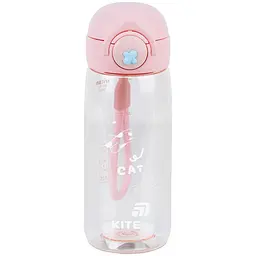 Пляшечка для води Kite Cat 480 мл рожева (K25-1236-3)