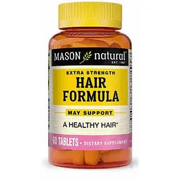 Формула для підвищеної міцності волосся Mason Natural Extra Strength Hair Formula 60 таблеток