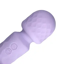 Міні-вібратор Loveline Mini Wand, 11.4 см (фіолетовий) - мініатюра 4