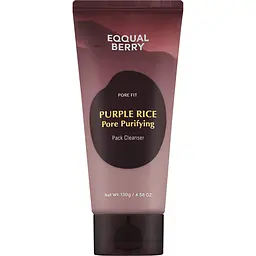 Паста для вмивання обличчя Eqqualberry Pore Fit Purple Rice Pore Purifying Pack Cleanser очищувальна 130 г