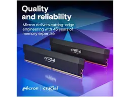 Модуль пам'яті Crucial 64 GB (2x32GB) 6400 MHz DDR5 Pro Overclocking (CP2K32G64C40U5B) - мініатюра 7