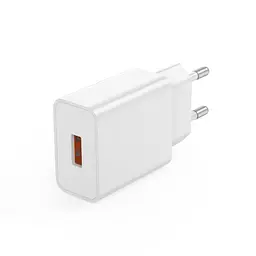 Мережевий зарядний пристрій XO L127 USB-A QC18W Fast Charging Charger with Micro cable Білий - мініатюра 2
