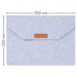 Чохол до ноутбука AirOn 13,3" Premium Grey (4822356710620) - мініатюра 4