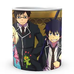 Кухоль GeekLand Blue Exorcist Синій Екзорцист Рін Юкіо Шійомі BE 02.17 330 мл білий - мініатюра 2