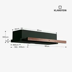 Кухонна витяжка Klarstein ZenFusion 400 м³/год (10046759) - мініатюра 2