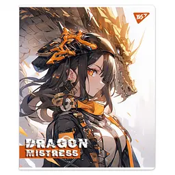 Набір зошитів для записів А5 Yes Dragon mistress 12 аркушів в лінію 10 шт. (767506) - мініатюра 2