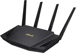 Бездротовий маршрутизатор Asus RT-AX58U V2 (90IG06Q0-MO3B00) (WiFi6 AX3000 4 антени) - мініатюра 2