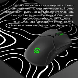 Килимок для мишки GamePro MP085AB Black (MP085AB) - мініатюра 7