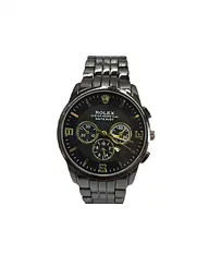 Наручний годинник чоловічий Clockhouse Rolex Чорний (IBW920BB)