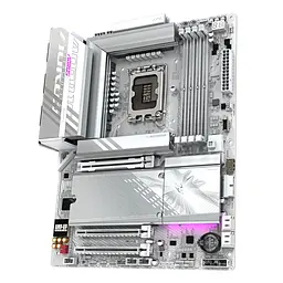 Gigabyte Материнська плата Z89 AORUS ELITE WF7 ICE s1851 Z890 4xDDR5 M.2 Wi-Fi BT HDMI DP ATX - мініатюра 3