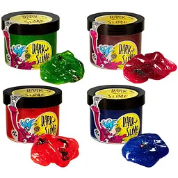 Слайм-Лізун Strateg Dark slime - з декором 71829, 100 г в асортименті