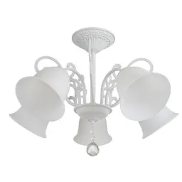 Люстра стельова Brille в спальню E27 60W WH (LK-686C/5)