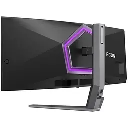 TFT 34" AOC AG346UCD, QD-OLED, UWQHD, 175Гц, 0,03мс, вигнутий, HDMIx2, DP, USB-hub, HAS, чорно-сірий - мініатюра 3