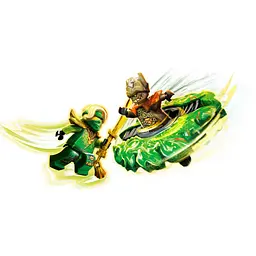 Конструктор LEGO Ninjago Ллойд проти спінера земельного монстра 52 деталі (71850) - мініатюра 3