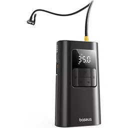 Компресор автомобільний акумуляторний насос Baseus PrimeTrip VA1 82W (C0119501) Super Mini Wireless Inflator 19-Cylinder - мініатюра 4