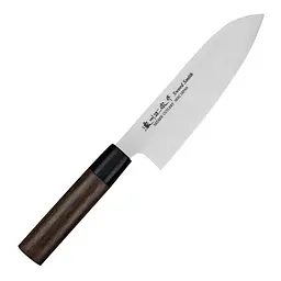 Кухонний ніж сантоку 170 мм Kenta Walnut Satake kuh0017197