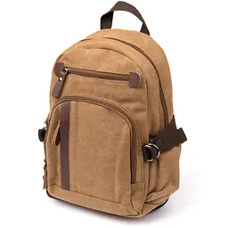 Рюкзак текстильний унісекс 20603 Vintage хакі - мініатюра 1