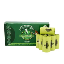 Біорозкладні пакети My Turf Eco Poop Bags для прибирання за собаками